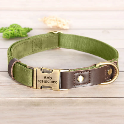 The Signature Collar – Personalised Leather Dog Collar