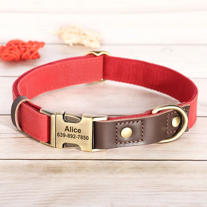 The Signature Collar – Personalised Leather Dog Collar