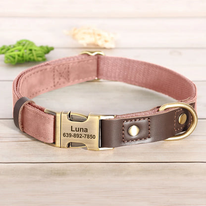 The Signature Collar – Personalised Leather Dog Collar