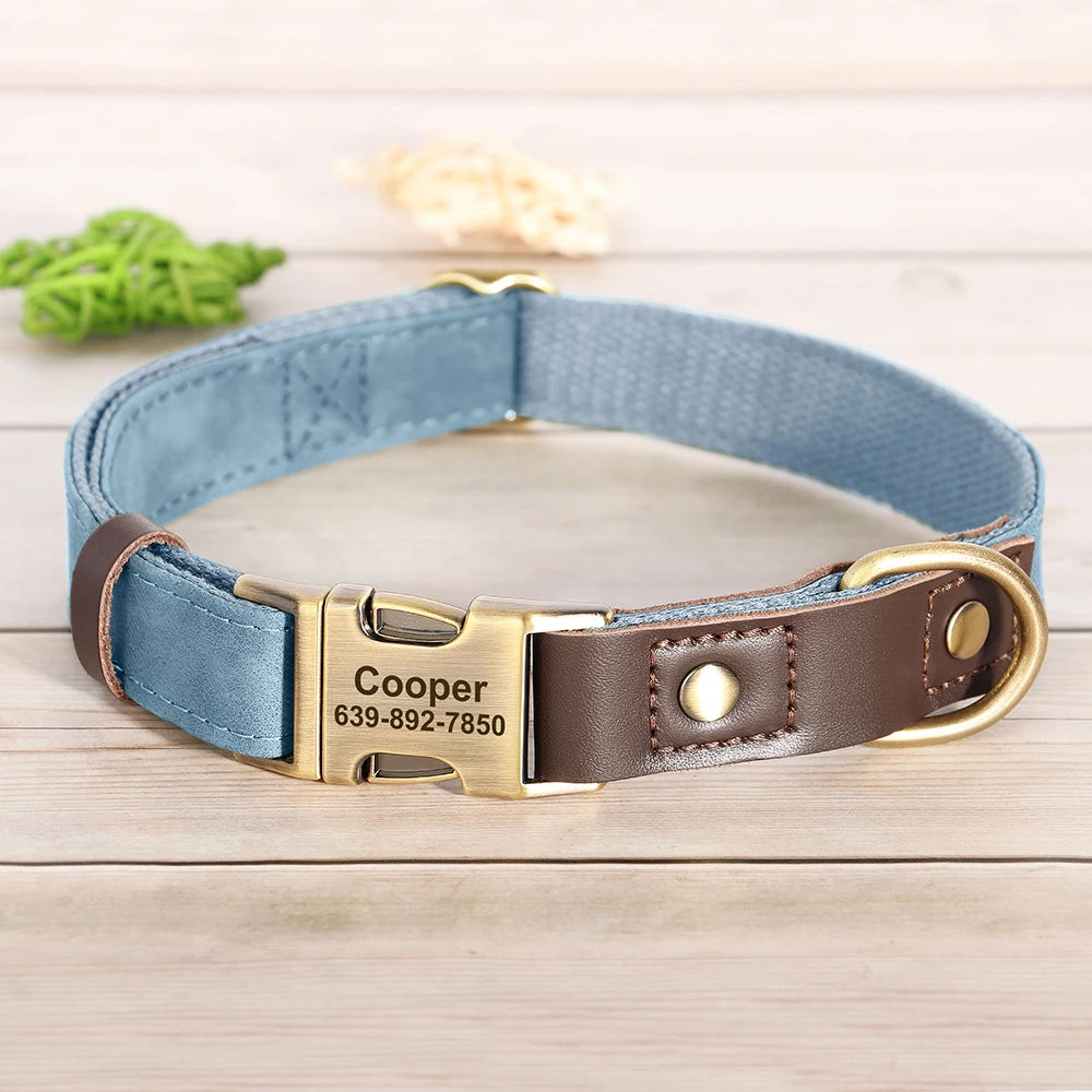 The Signature Collar – Personalised Leather Dog Collar