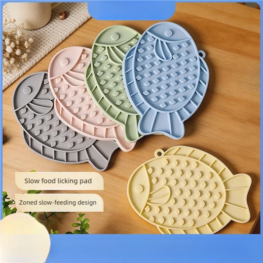 The Fish Lick Mat – Silicone Slow Feeder | Dear Tammy
