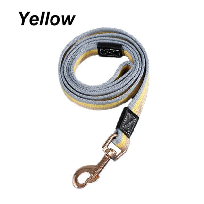The Stripe Walk Leash – Canvas Dog Lead | Dear Tammy
