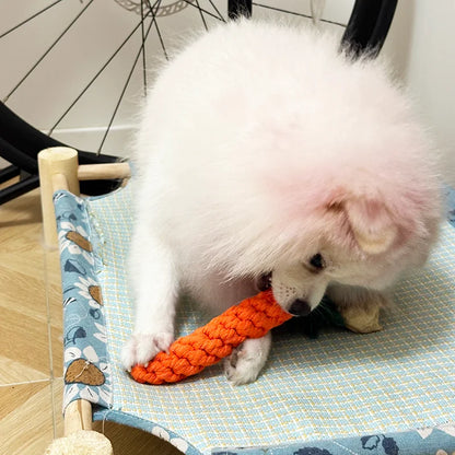 The Carrot Crunch Toy – Rope Dental Dog Toy | Dear Tammy