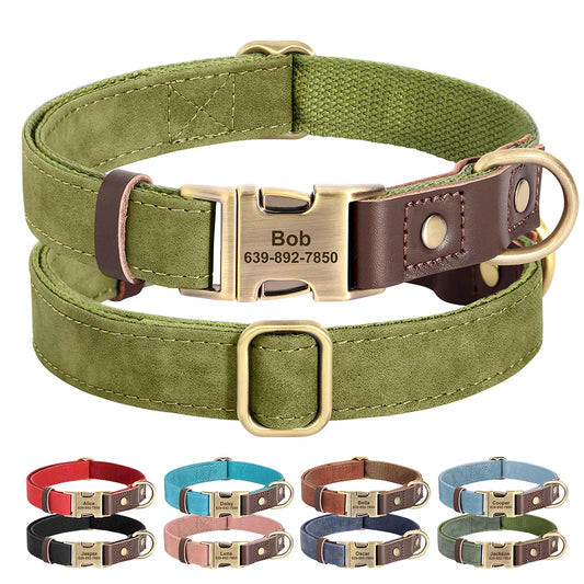The Signature Collar – Personalised Leather Dog Collar