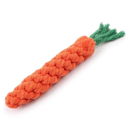 The Carrot Crunch Toy – Rope Dental Dog Toy | Dear Tammy