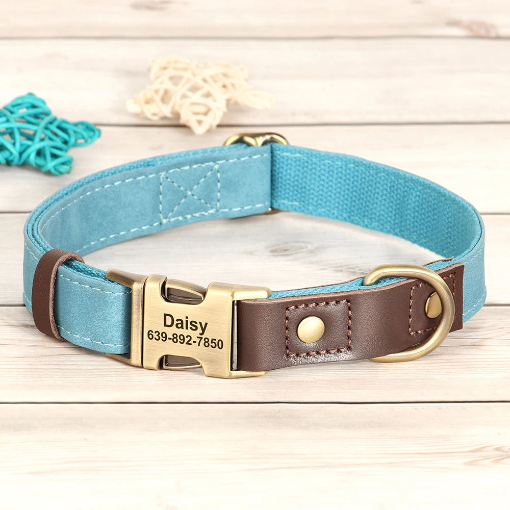 The Signature Collar – Personalised Leather Dog Collar