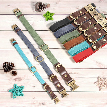 The Signature Collar – Personalised Leather Dog Collar