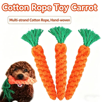 The Carrot Crunch Toy – Rope Dental Dog Toy | Dear Tammy